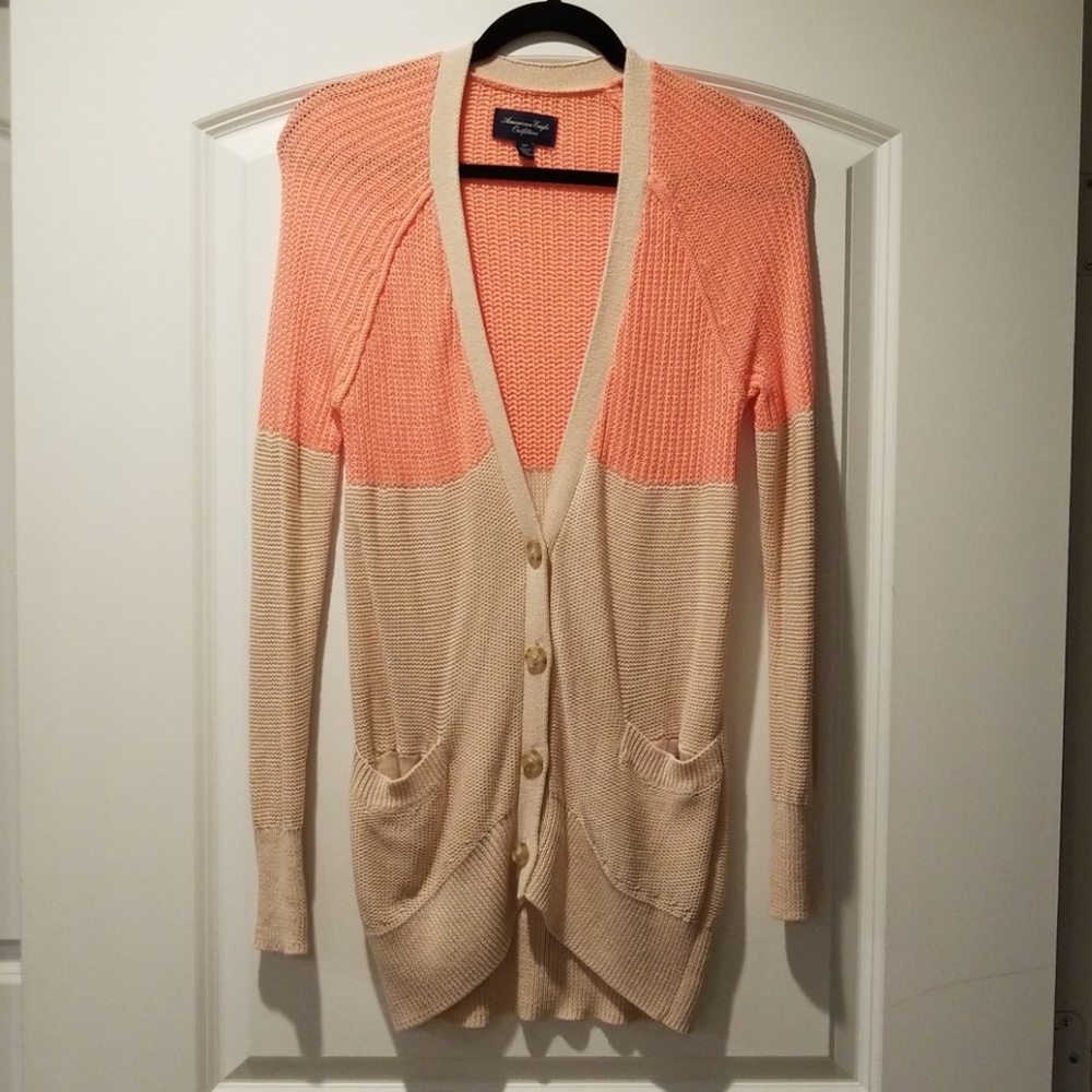 *SWEATER SALE* American Eagle color block sweater